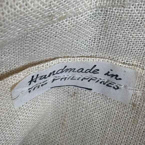 Handmade Macrame Clutch With Wooden Beads & Zipper Closure Boho Retro vintage - Picture 4 of 9